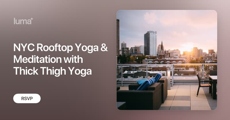 May 31rst Rooftop Yoga & Sound for Body Confidence